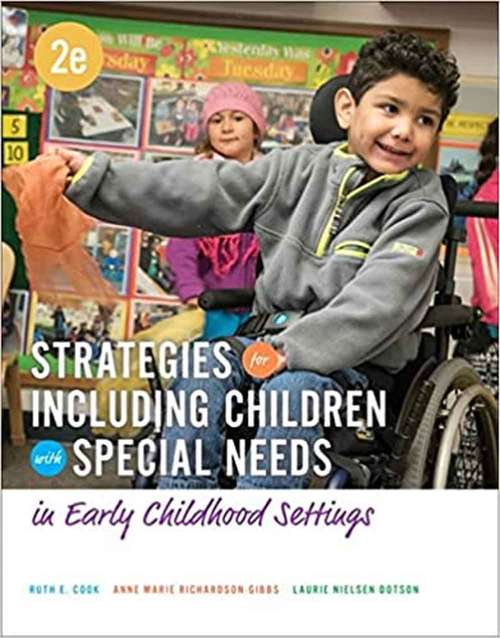 Strategies For Including Children With Special Needs In Early Childhood Settings (Mindtap Course List)