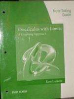 Book cover of PreCalculus with Limits: A Graphing Approach, Note Taking Guide