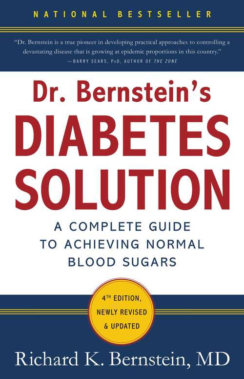 Book cover of Dr. Bernstein's Diabetes Solution
