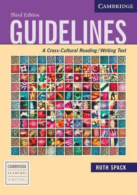 Book cover of Guidelines: A Cross-Cultural Reading/Writing Text (Third Edition)