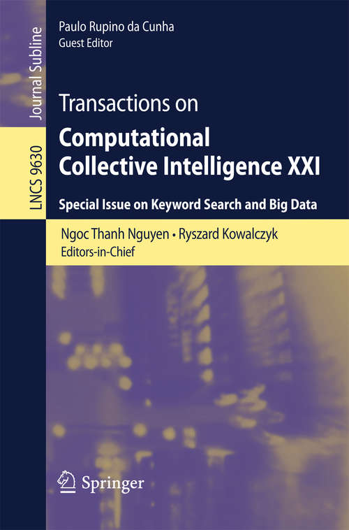 Transactions on Computational Collective Intelligence XXI