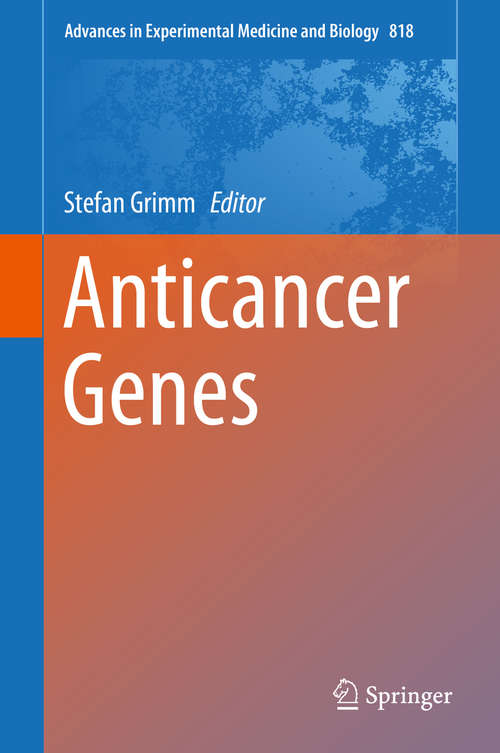Book cover of Anticancer Genes