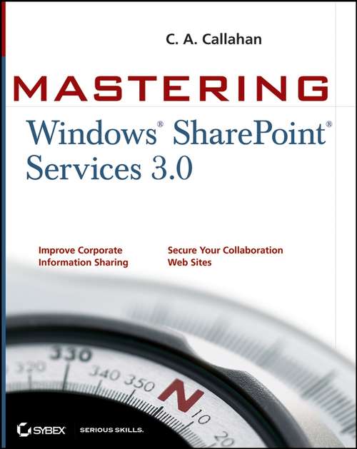 Book cover of Mastering Windows SharePoint Services 3.0