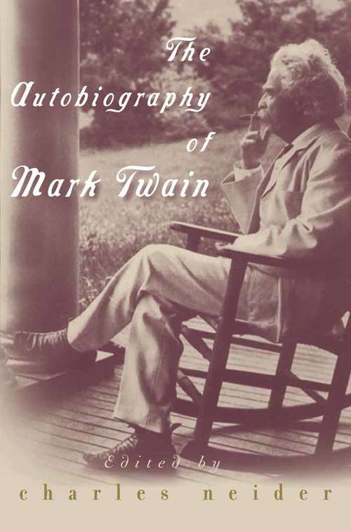 Book cover of The Autobiography of Mark Twain