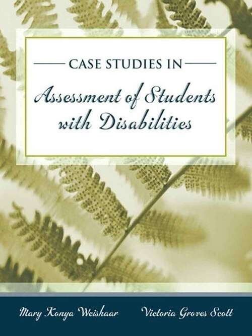 Book cover of Cases in Special Education Assessment