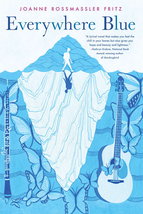 Book cover of Everywhere Blue