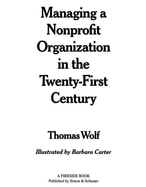 Book cover of Managing a Nonprofit Organization in the Twenty-First Century