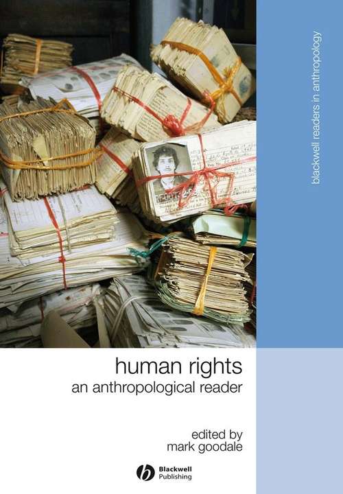Book cover of Human Rights: An Anthropological Reader