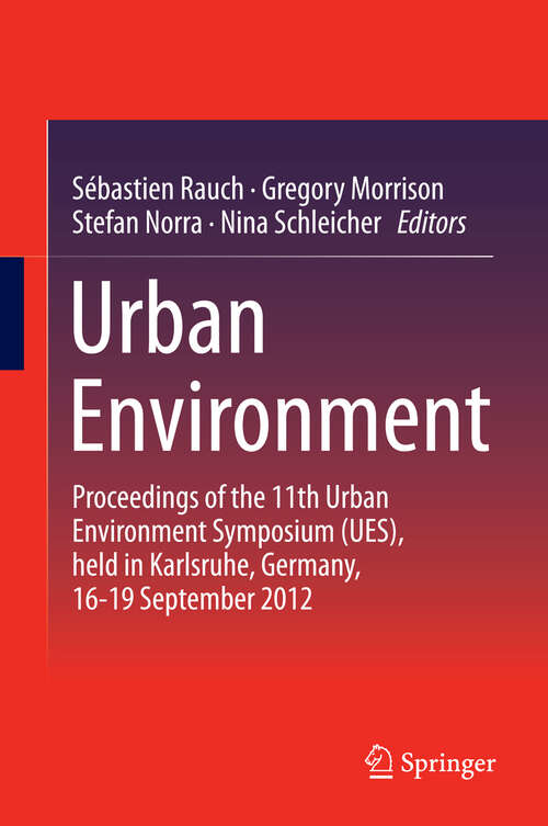 Book cover of Urban Environment