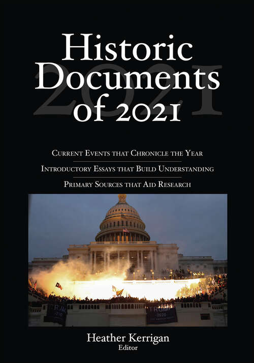 Book cover of Historic Documents of 2021 (Historic Documents)