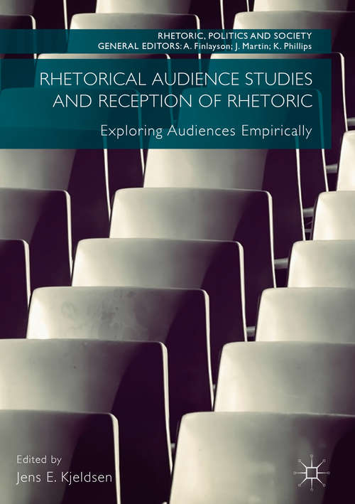 Book cover of Rhetorical Audience Studies and Reception of Rhetoric
