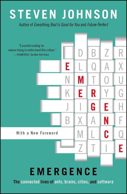 Book cover of Emergence: The Connected Lives of Ants, Brains, Cities, and Software