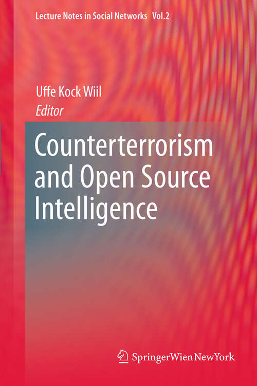 Book cover of Counterterrorism and Open Source Intelligence