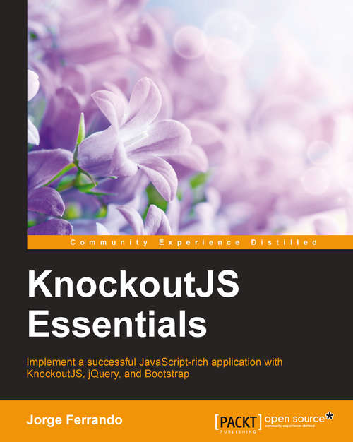 Book cover of KnockoutJS Essentials