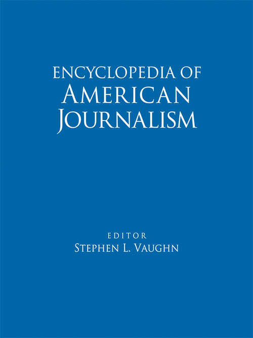 Book cover of Encyclopedia of American Journalism