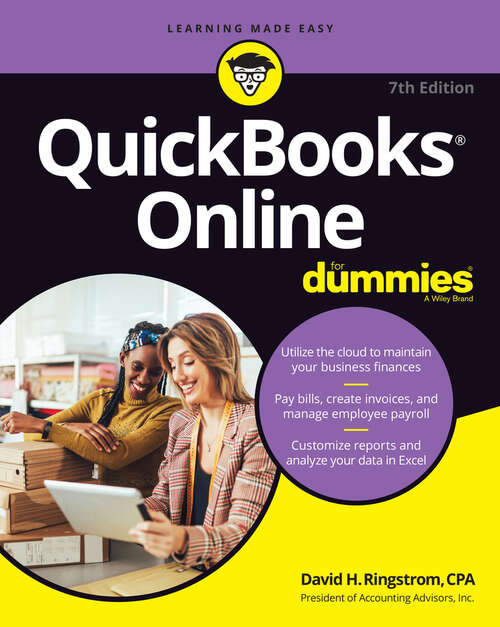 Book cover of QuickBooks Online For Dummies (7)