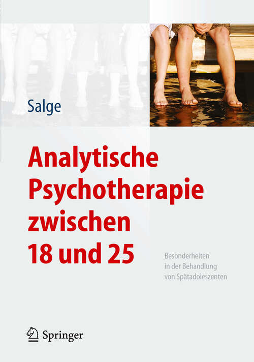 Book cover of Analytische Psychotherapie zwischen 18 und 25