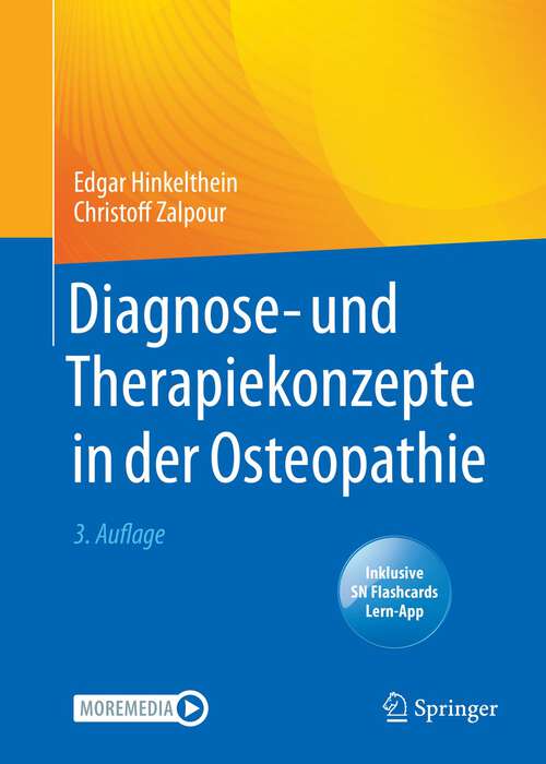 Book cover of Diagnose- und Therapiekonzepte in der Osteopathie (3. Aufl. 2022)