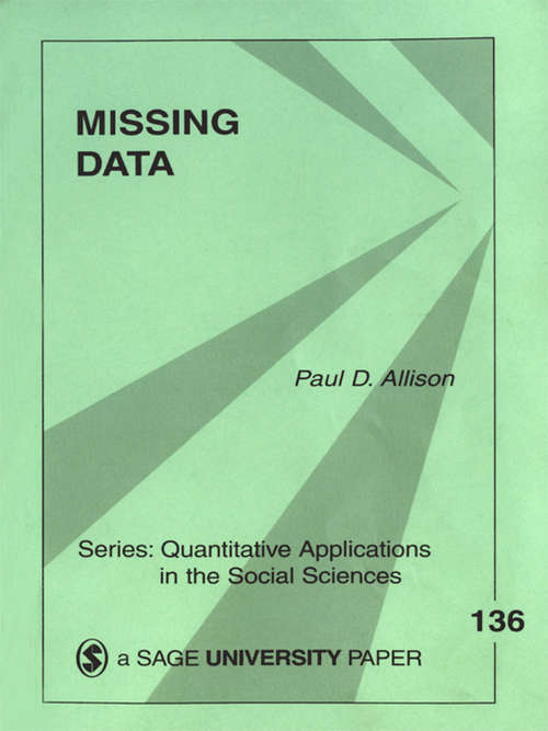 Book cover of Missing Data (Quantitative Applications in the Social Sciences)