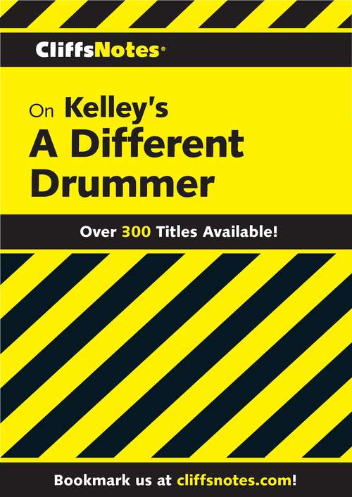 Book cover of CliffsNotes on Kelley's A Different Drummer