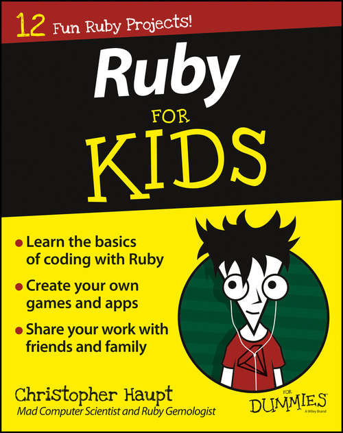 Book cover of Ruby For Kids For Dummies