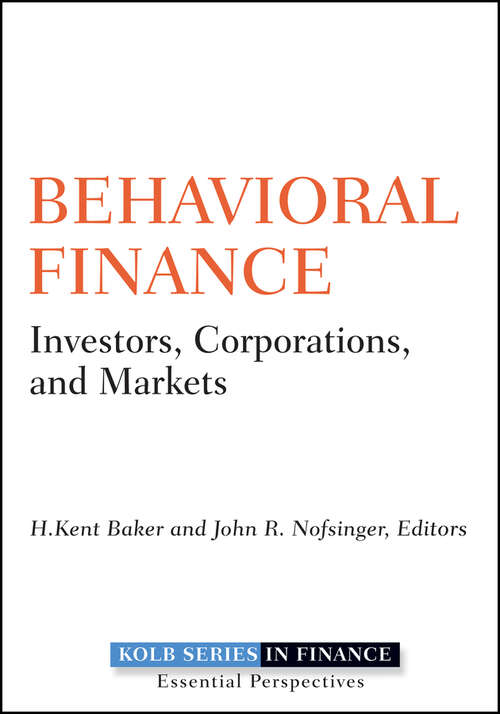 Book cover of Behavioral Finance
