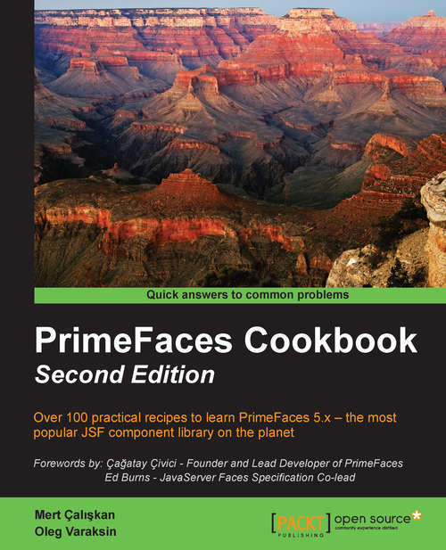 Book cover of PrimeFaces Cookbook - Second Edition