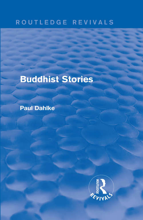 Book cover of Routledge Revivals: Buddhist Stories (Routledge Revivals)