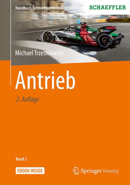 Book cover of Antrieb (Handbuch Rennwagentechnik Ser.)