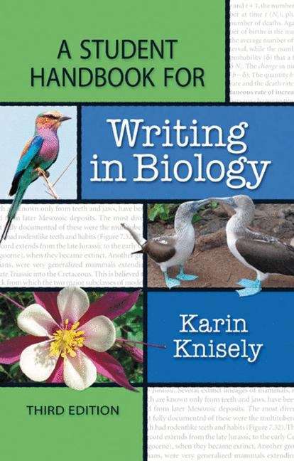 Book cover of A Student Handbook for Writing in Biology