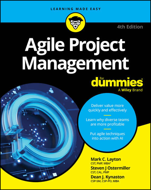 Book cover of Agile Project Management For Dummies