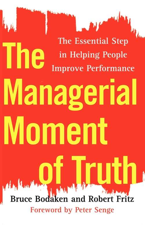 Book cover of The Managerial Moment of Truth