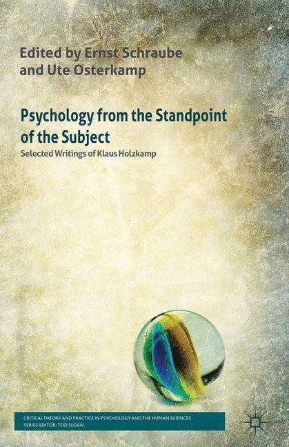 Psychology from the Standpoint of the Subject