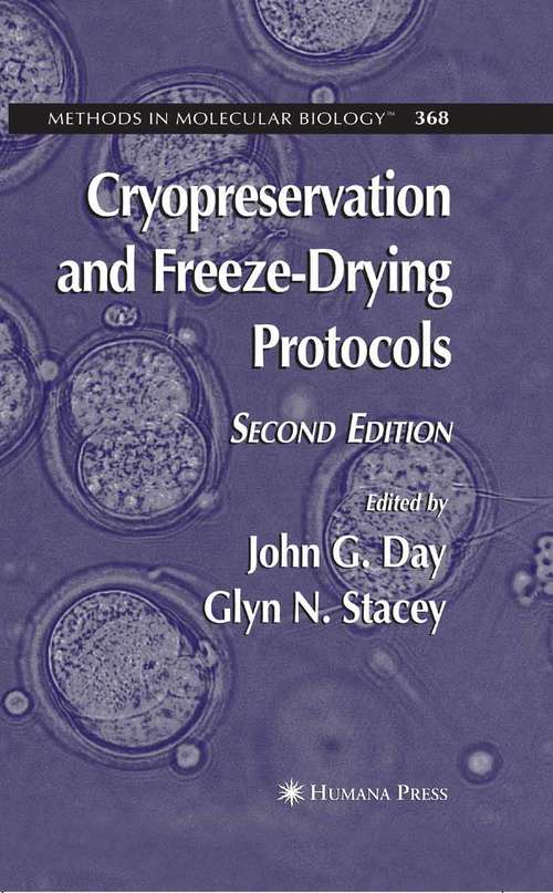 Book cover of Cryopreservation and Freeze-Drying Protocols, 2nd Edition