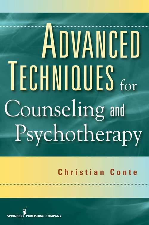 Book cover of Advanced Techniques for Counseling and Psychotherapy
