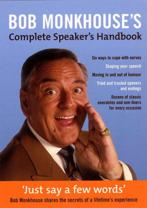 Book cover of Bob Monkhouse's Complete Speaker's Handbook