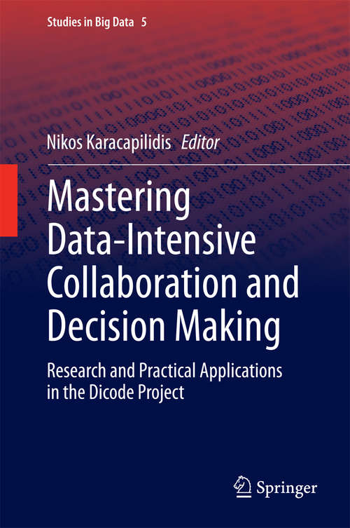 Book cover of Mastering Data-Intensive Collaboration and Decision Making
