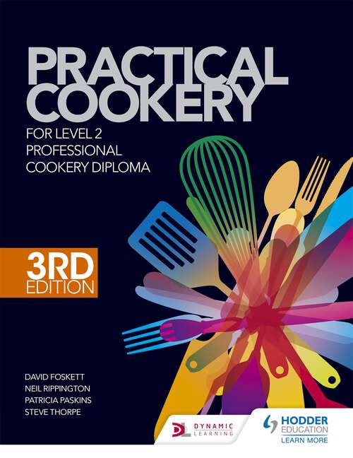 Book cover of Practical Cookery for the Level 2 Professional Cookery Diploma, 3rd edition