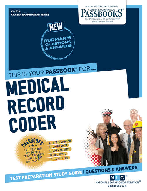 Book cover of Medical Record Coder: Passbooks Study Guide (Career Examination Series)
