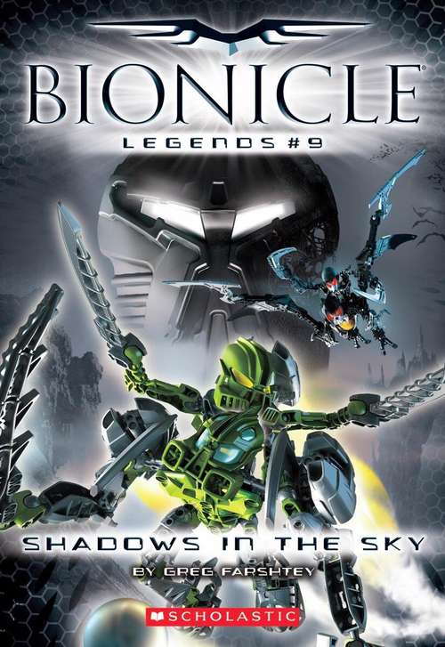 Book cover of Shadows in the Sky (Bionicle Legends #9)