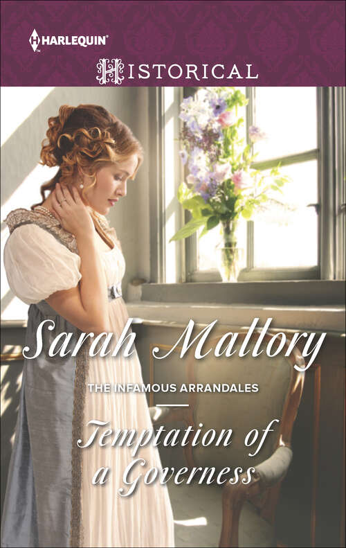 Book cover of Temptation of a Governess (The Infamous Arrandales #2)