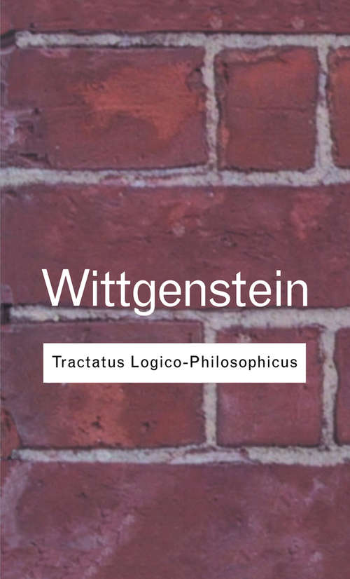 Book cover of Tractatus Logico-Philosophicus