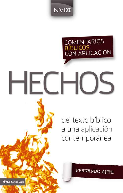 Book cover of Comentario bíblico con aplicación NVI Hechos: Del texto bíblico a una aplicación contemporánea