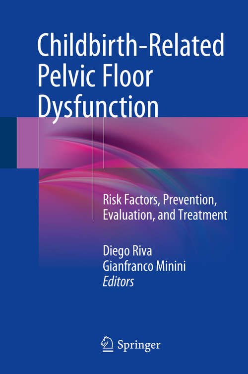 Book cover of Childbirth-Related Pelvic Floor Dysfunction