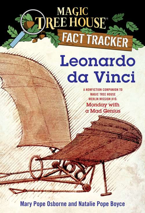 Book cover of Magic Tree House Fact Tracker #19: Leonardo da Vinci
