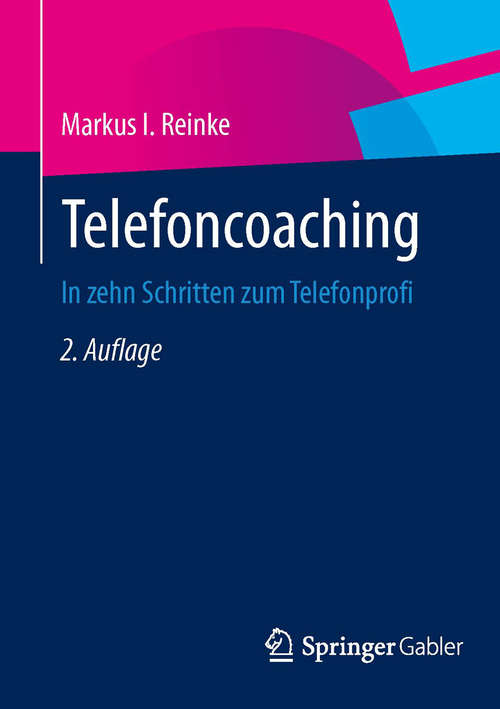 Book cover of Telefoncoaching