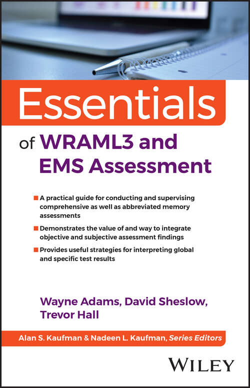 Book cover of Essentials of WRAML3 and EMS Assessment (2) (Essentials of Psychological Assessment)