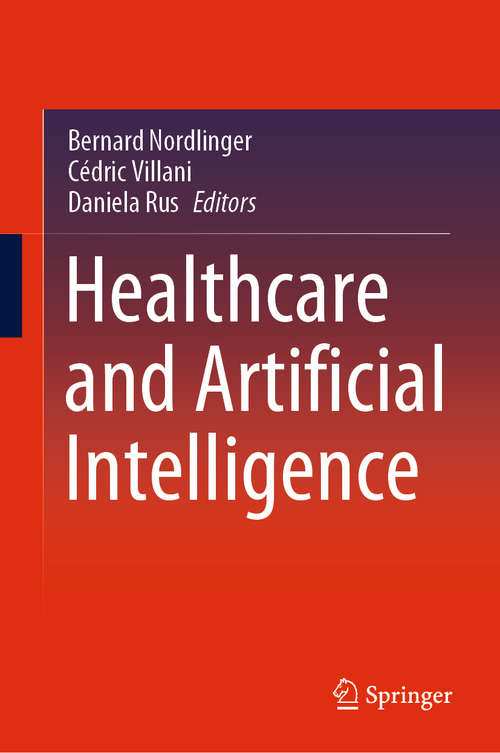 Book cover of Healthcare and Artificial Intelligence (1st ed. 2020)