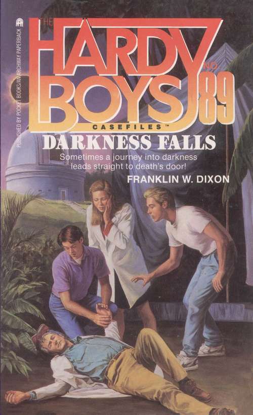Book cover of Darkness Falls (Hardy Boys Casefiles, Case 89)