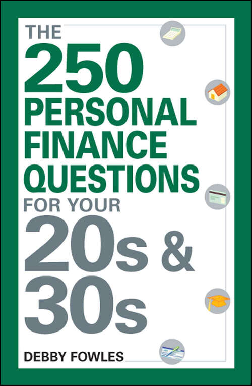 Book cover of The 250 Personal Finance Questions for Your 20s & 30s